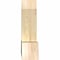 Ekena Millwork Portland Rough Sawn Timber Gable Bracket, Douglas Fir, 36"W x 23"H x 6"D x 6"F, 15/12 Pitch GBW036X23X0606POR00RDF - alternate 3